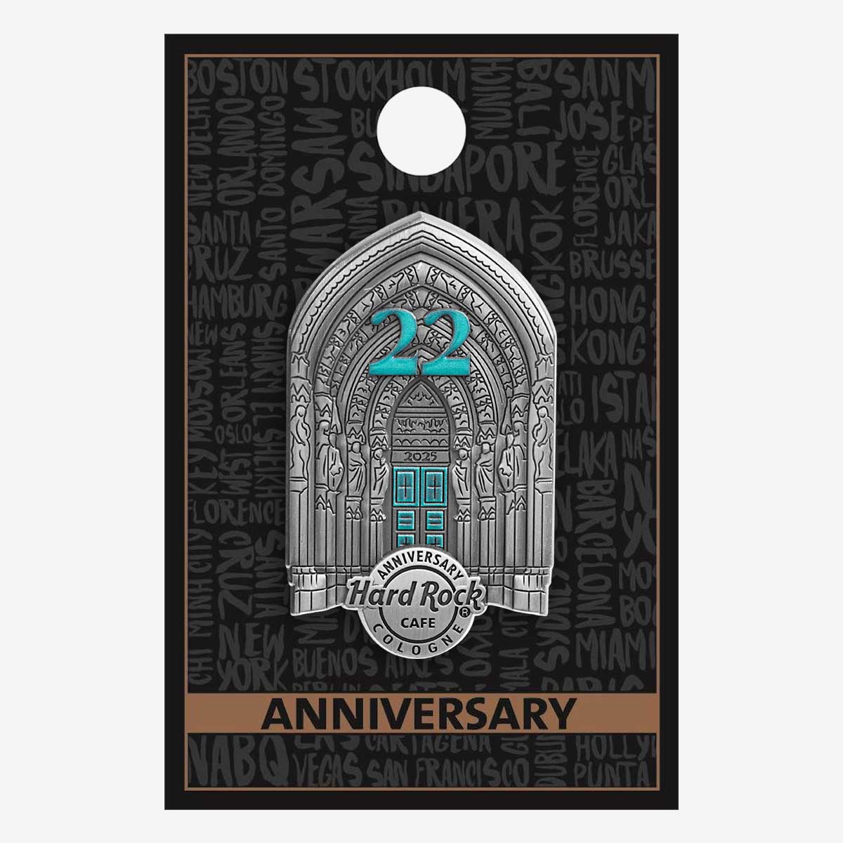 Limited Edition Cologne 22nd Anniversary Gothic Bas Pin image number 2