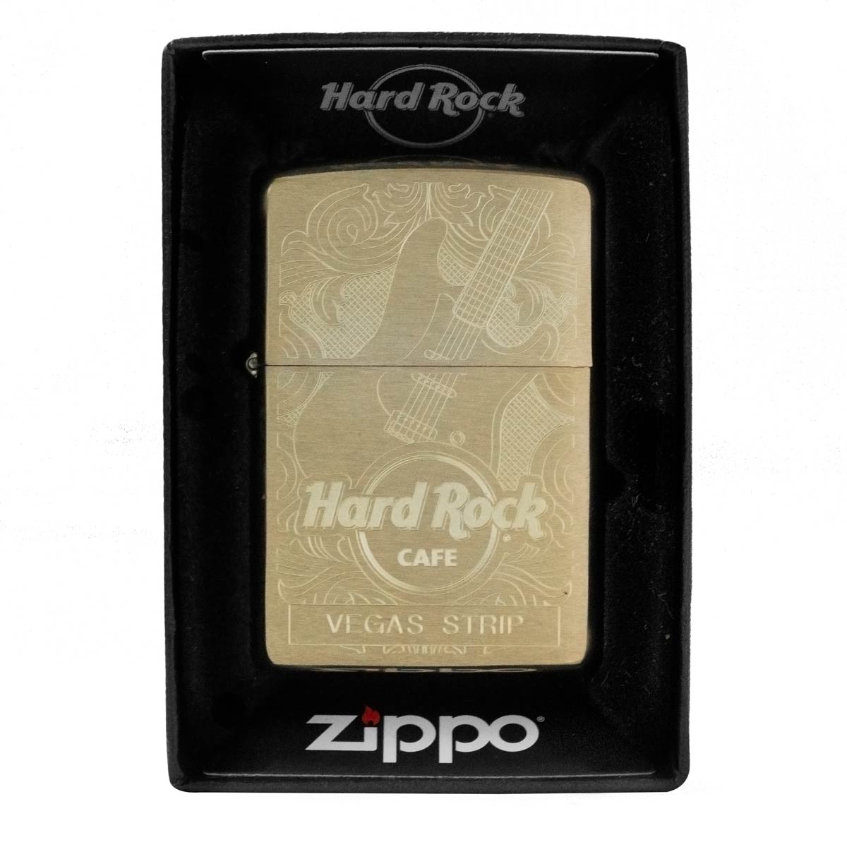 Zippo Brass Etched Guitar Lighter image number 5