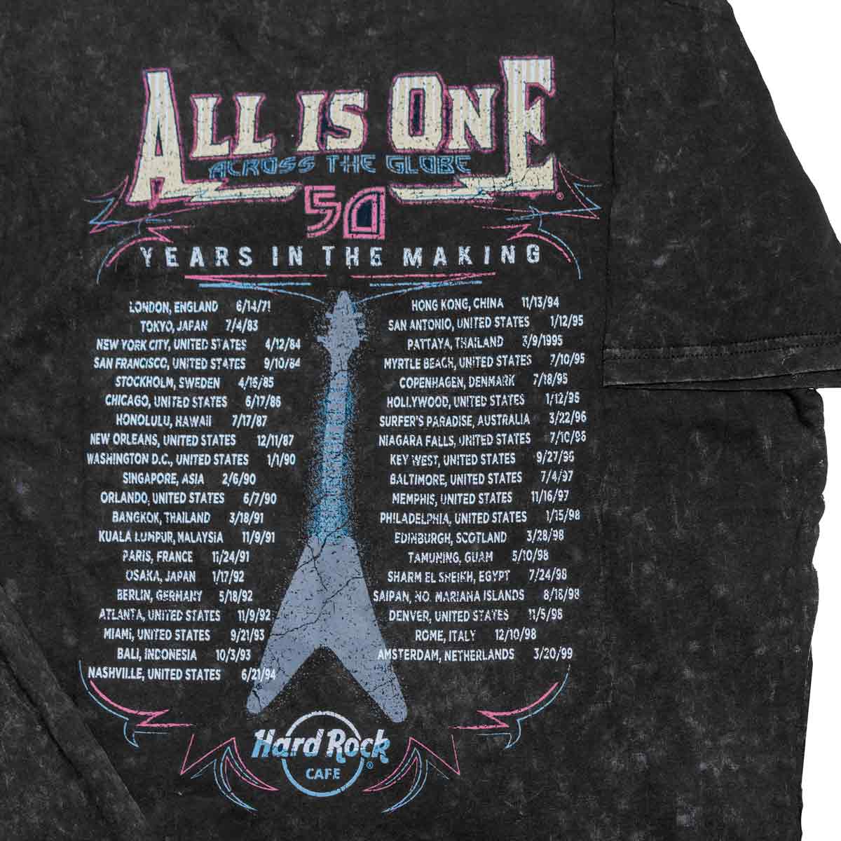 Mængde penge deres websted Men's 50th World Tour Tee