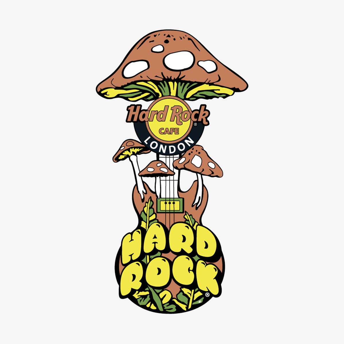 Limited Edition Pin Music Festival Mushroom image number 1