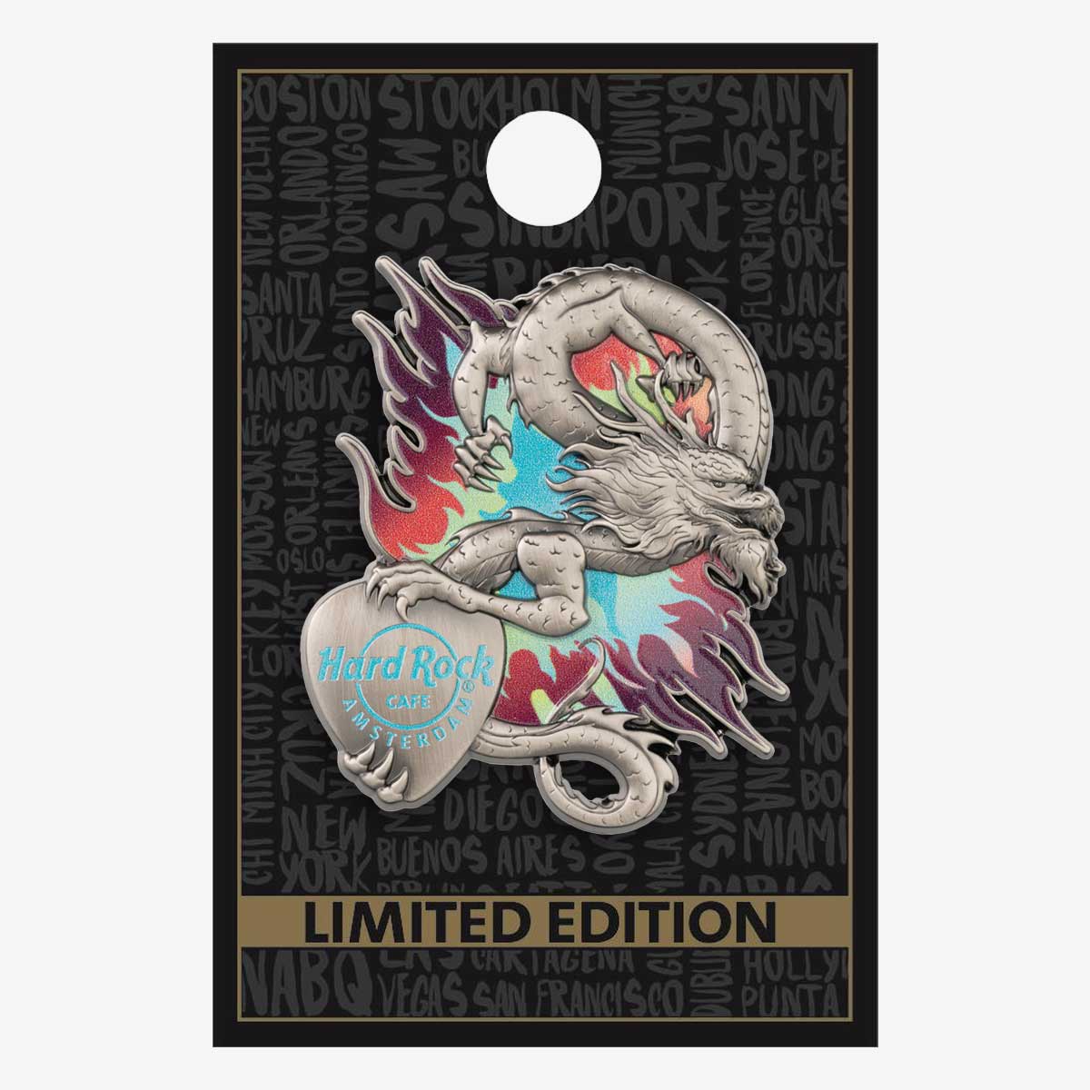 3D Asia Dragon Pin image number 2