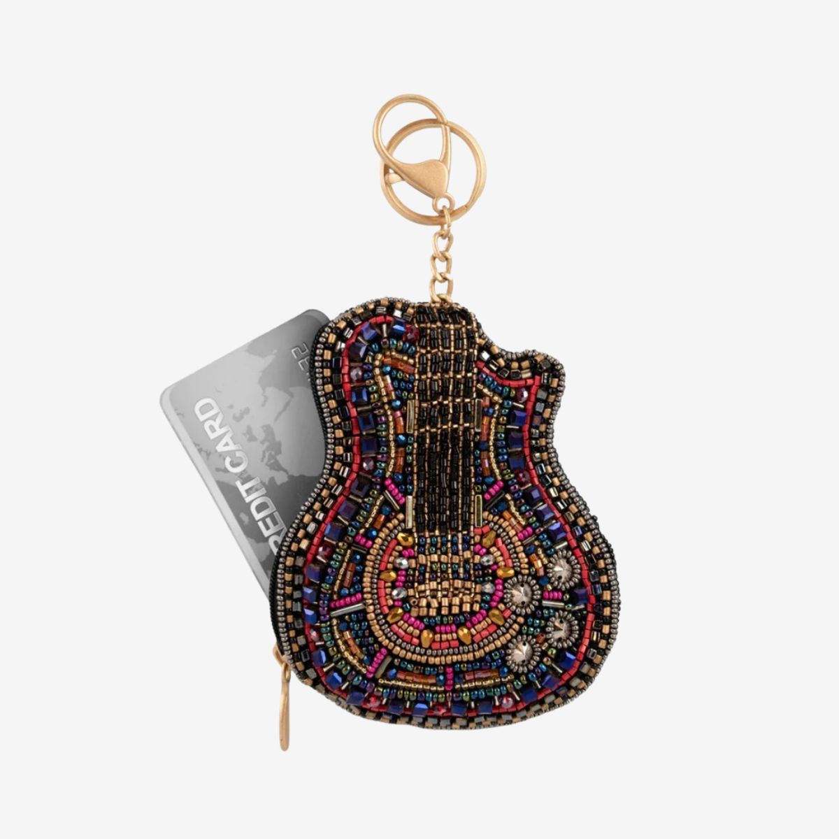Mary Francis Boho Strings Guitar coin Purse image number 6