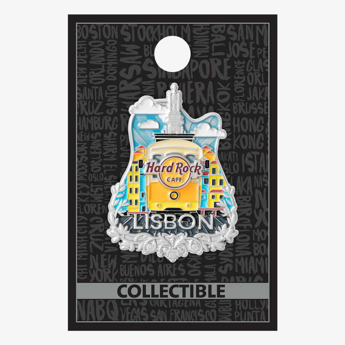 Collectible 3D Core City Guitar Pin image number 2