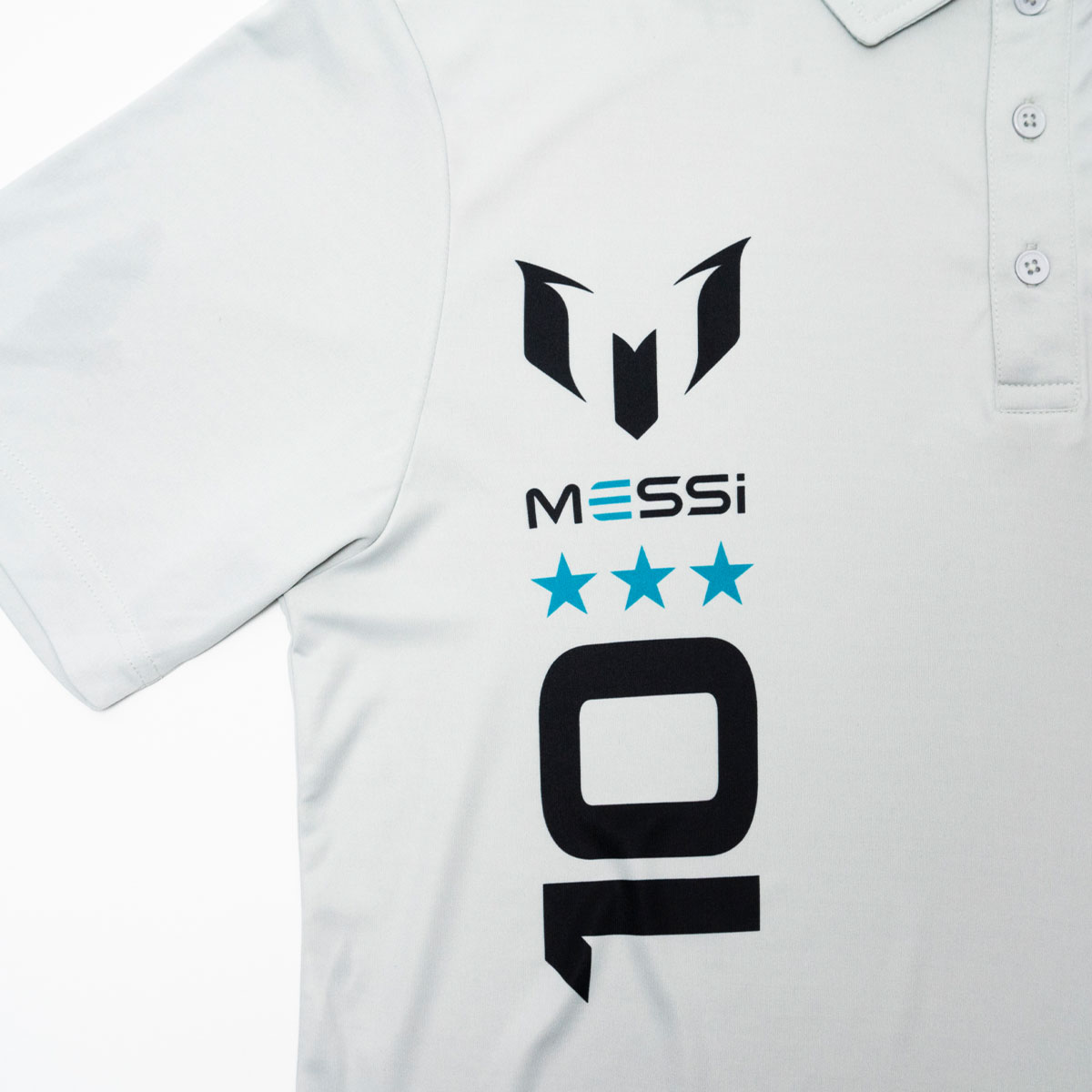 Messi x Hard Rock Performance Polo in Silver image number 5