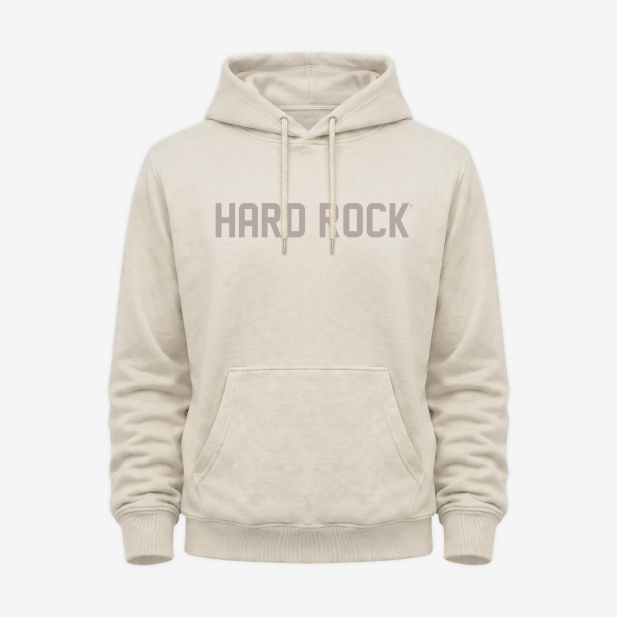 Comfy Fleece Pullover Hoodie in Beige image number 2