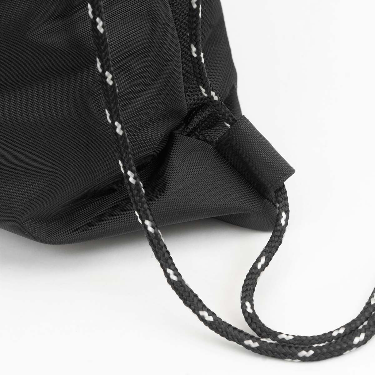 Nylon Drawstring Bag in Black image number 4
