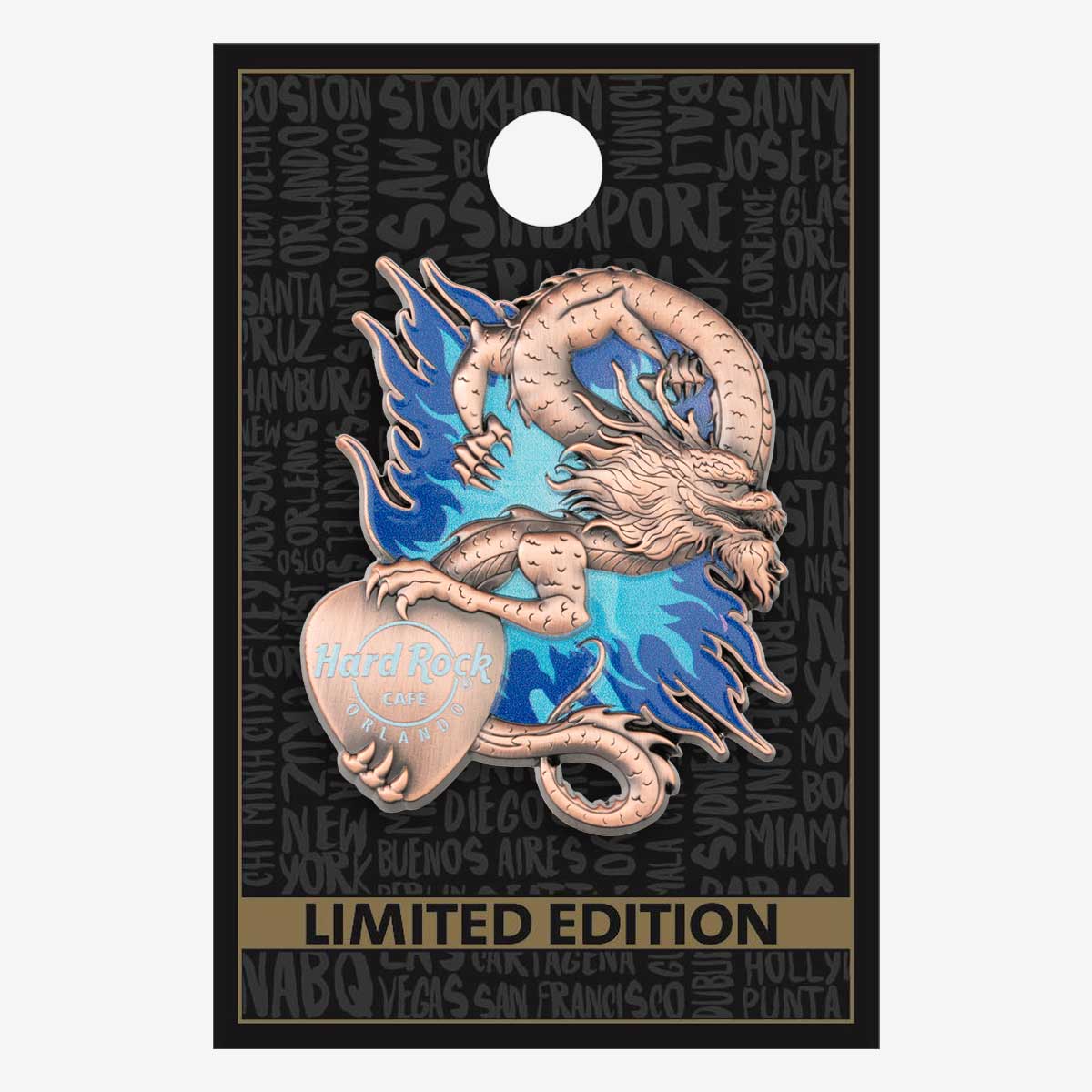 3D Asia Dragon Pin image number 2