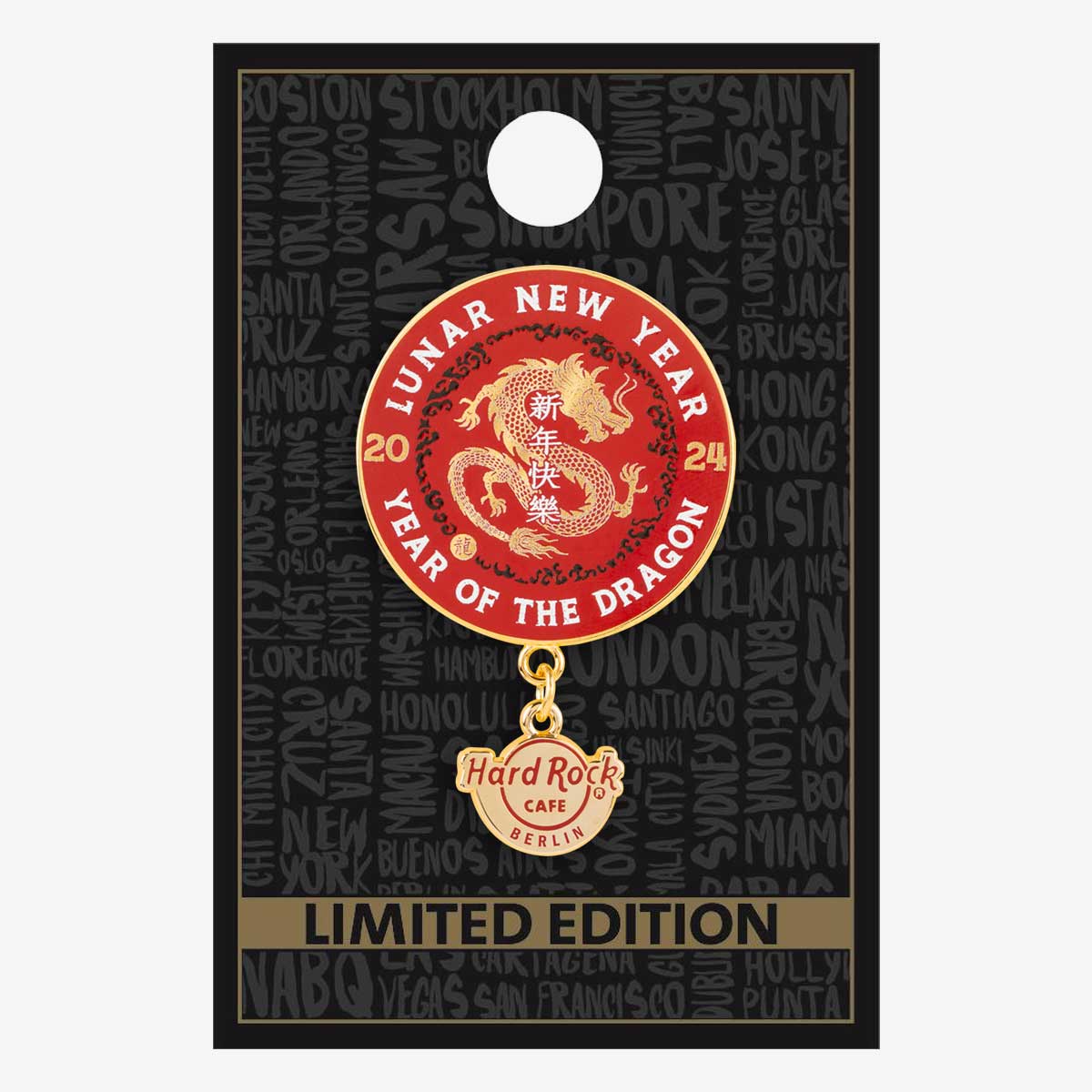 Lunar New Year Pin with Dragon image number 2
