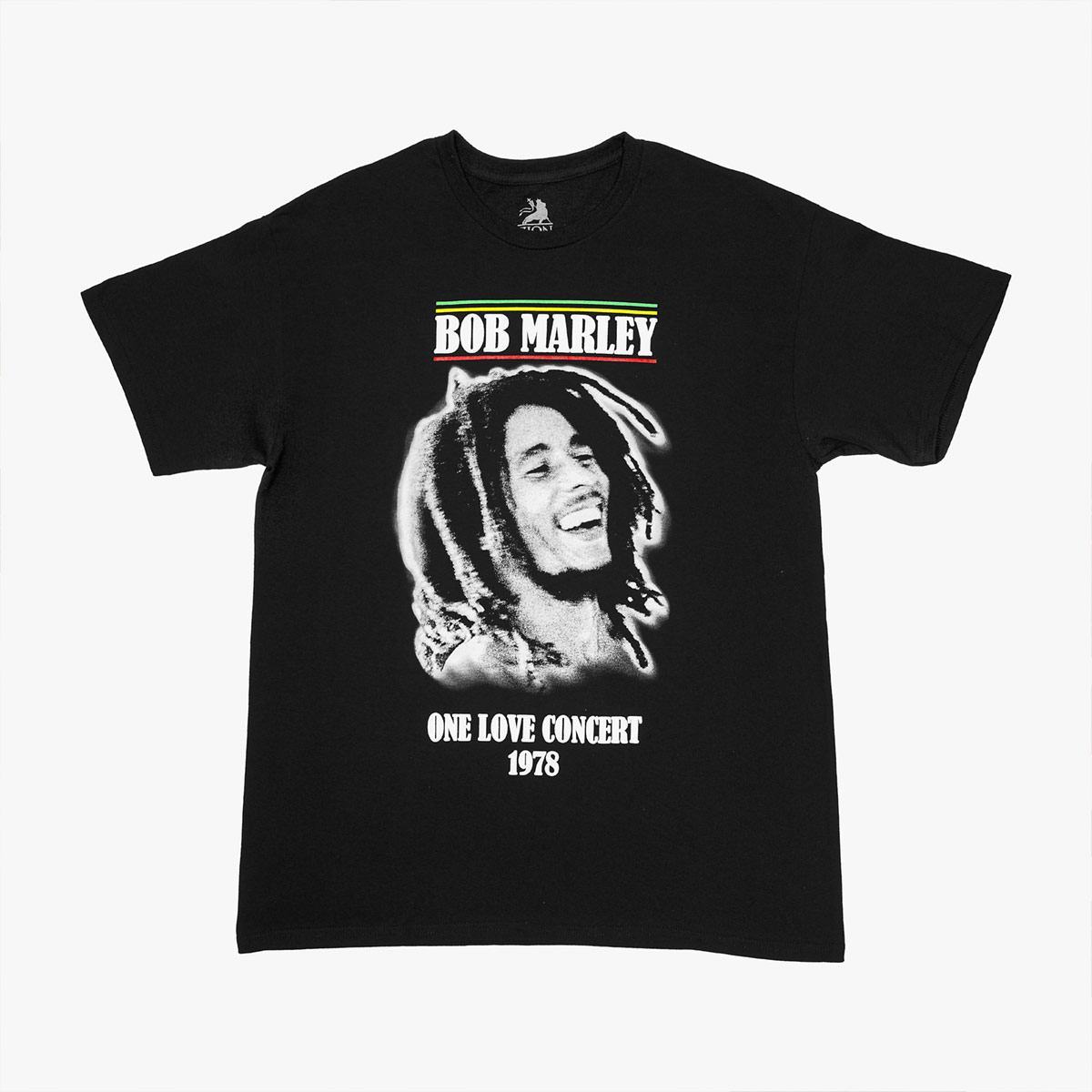 Bob Marley Adult Fit 1978 World Tour Tee Black image number 1