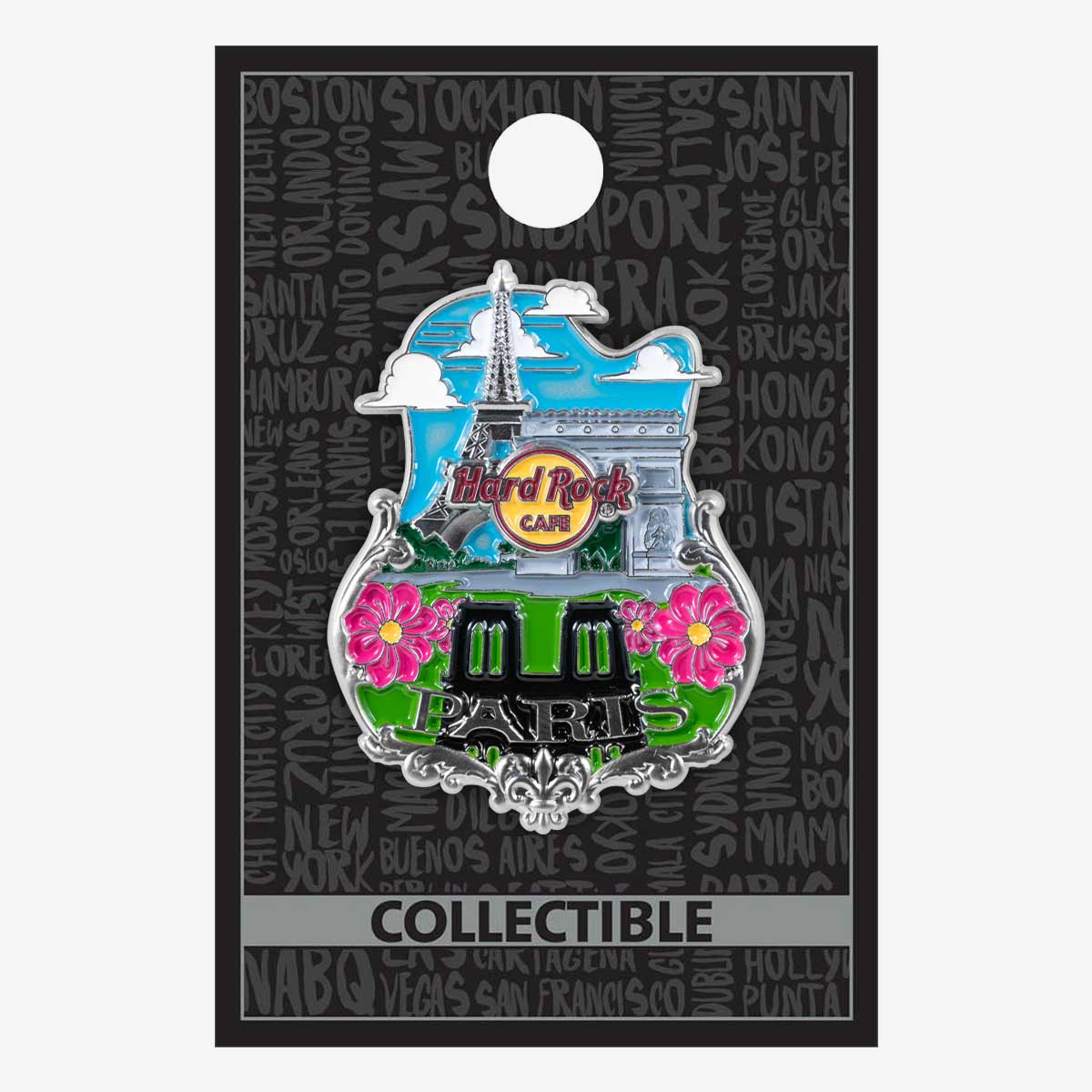 Collectible 3D Core City Guitar Pin image number 2