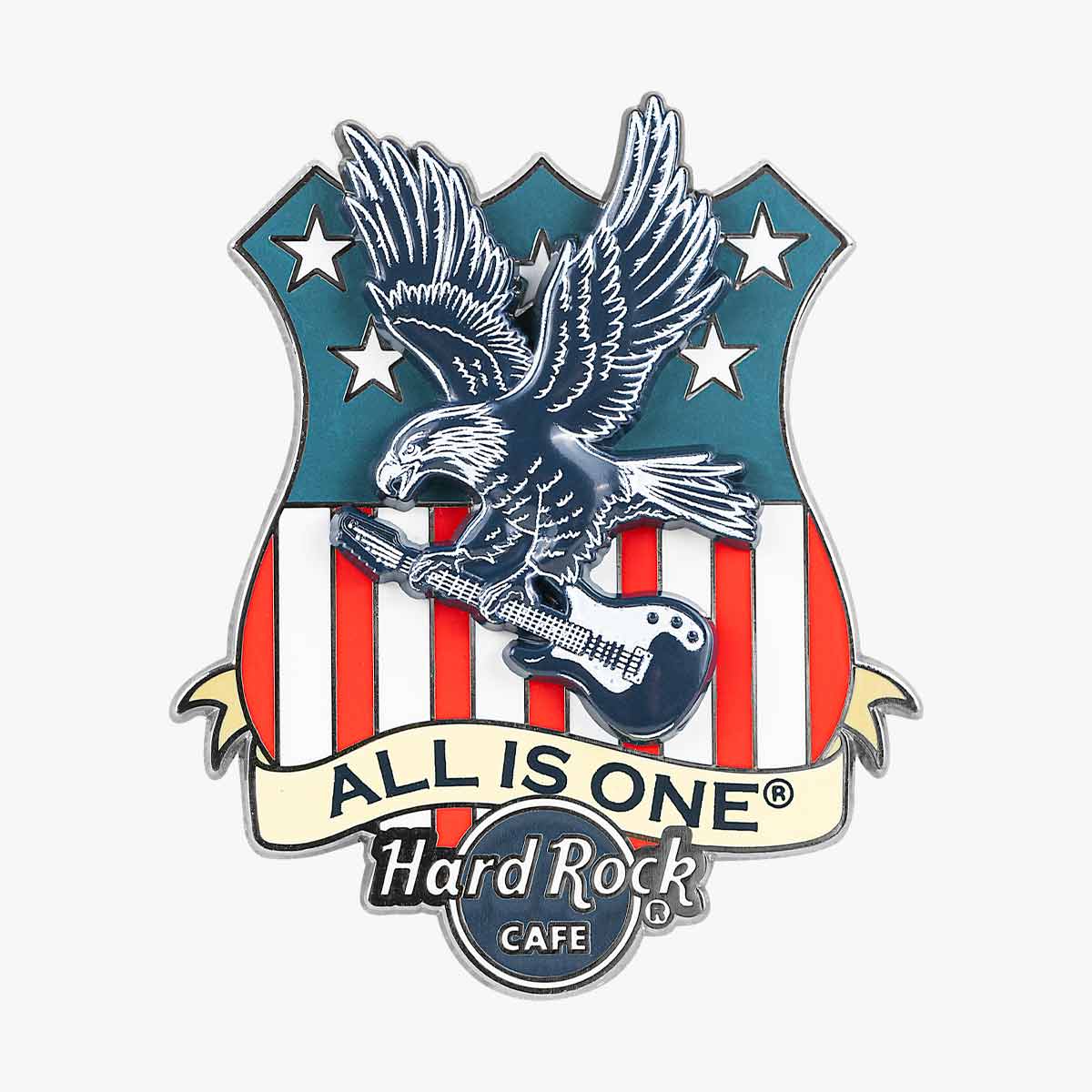 Hard Rock 3D Americana Eagle Pin Limited Edition image number 1