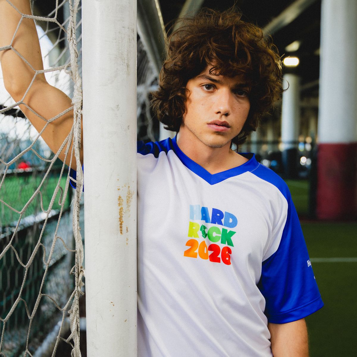 Soccer Logo Flags Tee in White image number 1