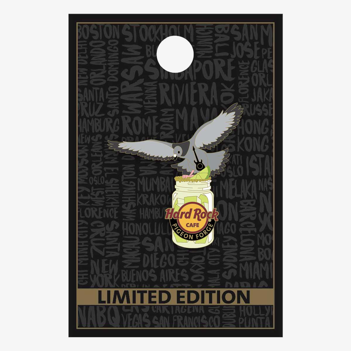 Limited Edition Pigeon Forge Party Pigeon Pin image number 2
