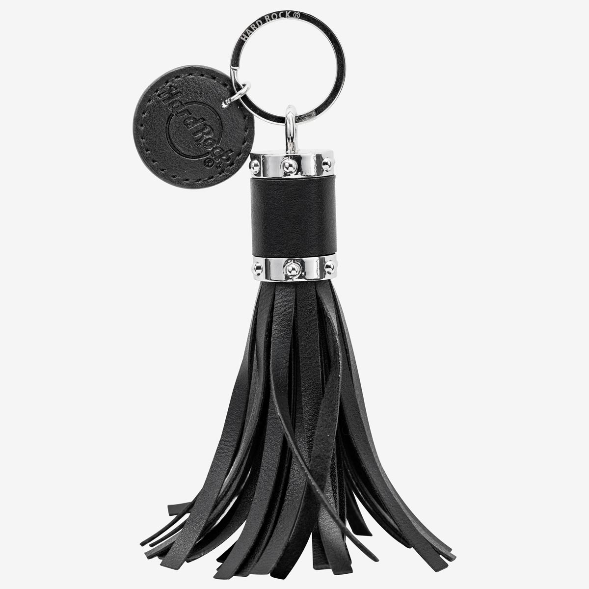 Hard Rock Black Tassel Keychain image number 1