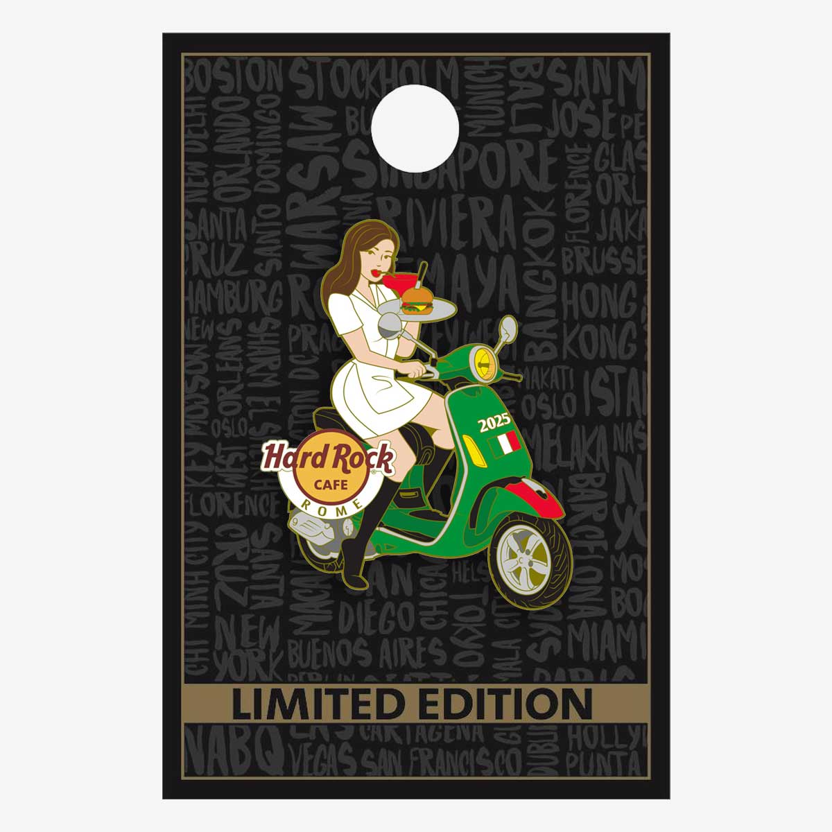 Limited Edition Rome Scooter 2025 Pin image number 2