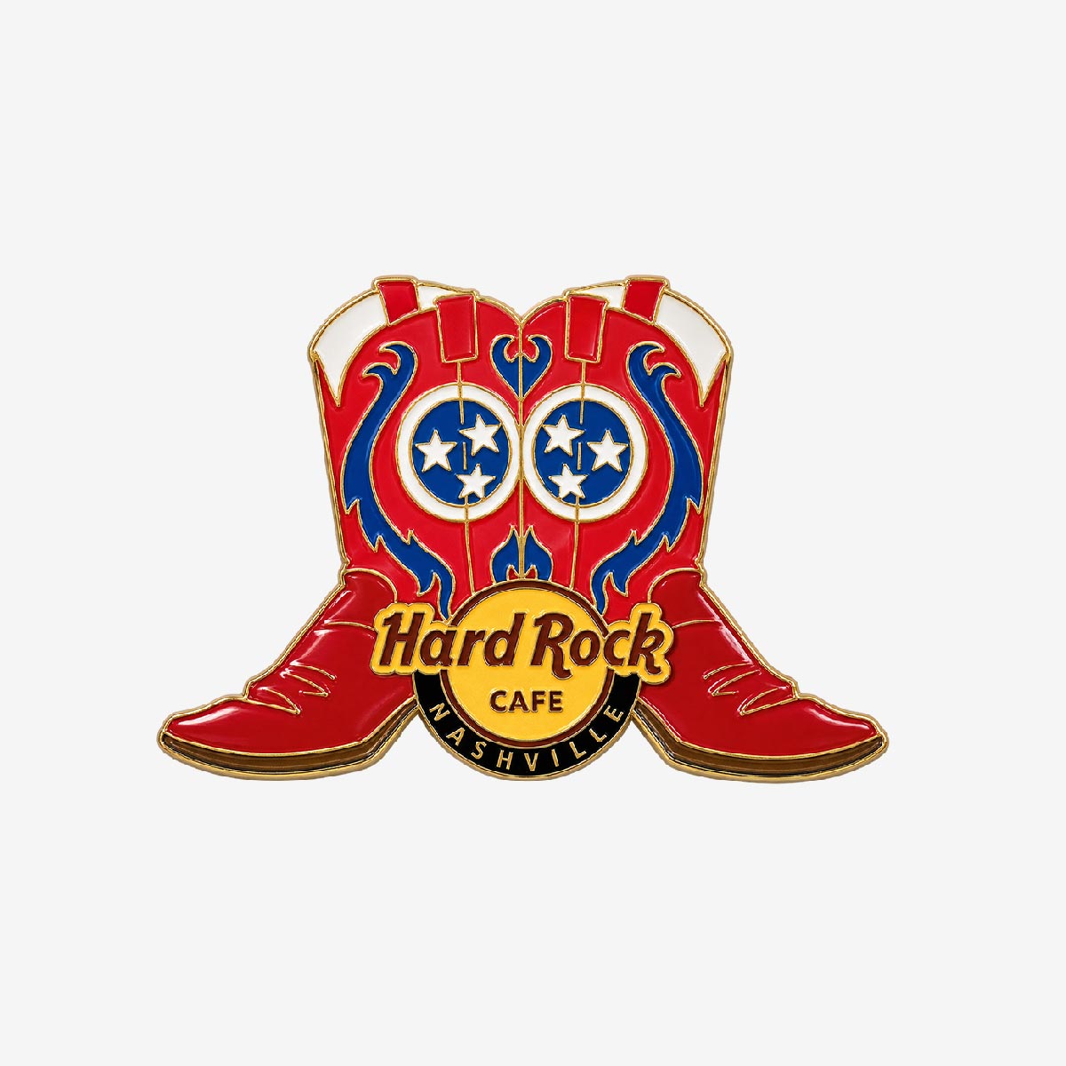 Collectible Nashville Red Boots Pin image number 1