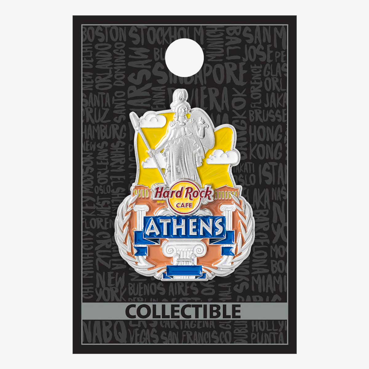 Collectible 3D Core City Guitar Pin image number 2