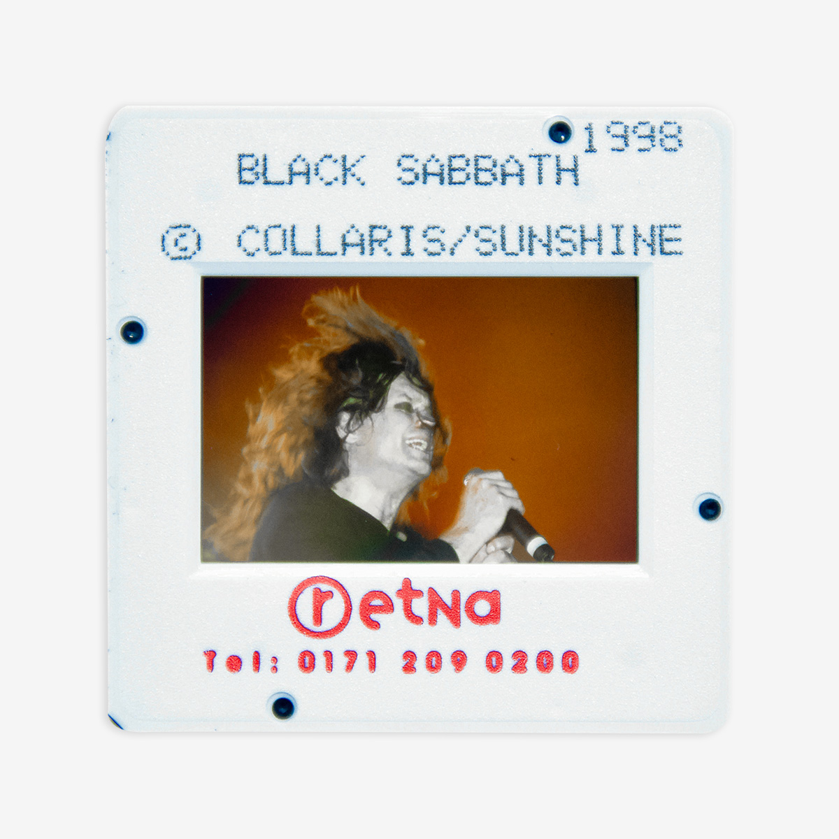 Black Sabbath Boxed Original 35MM Photgraph in Acrylic Case image number 1