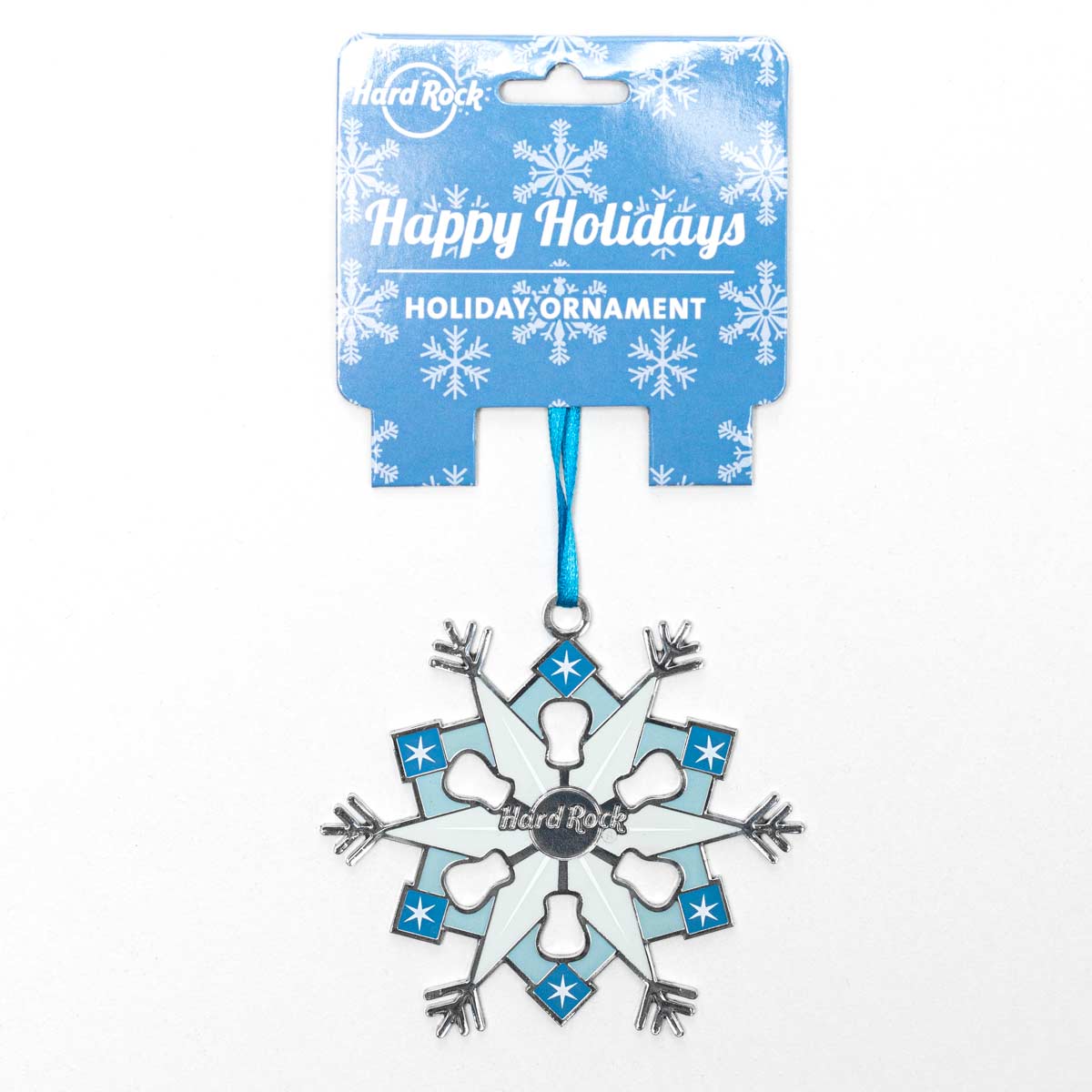 Hard Rock Snowflake Collectible Ornament image number 1