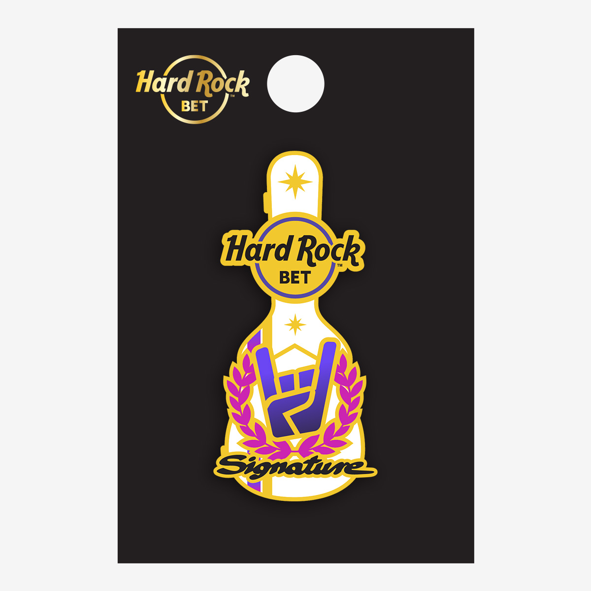 Hard Rock Bet Signature Guitar Pin image number 2