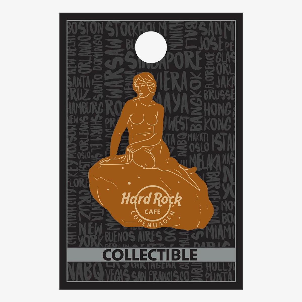 Copenhagen Core 3D Mermaid Pin image number 2