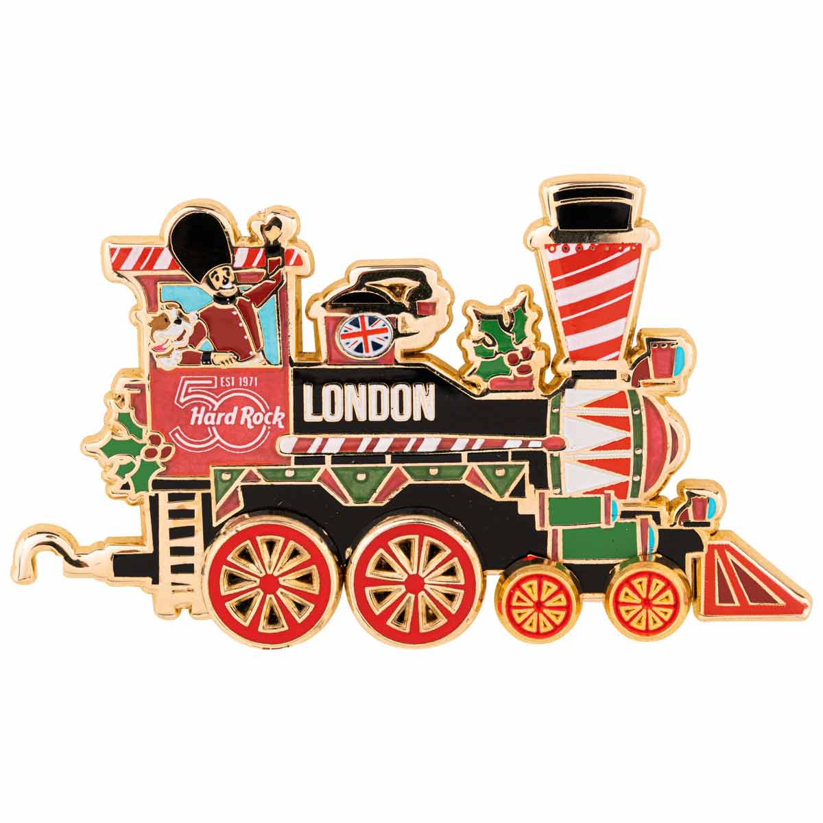 50th Anniversary Holiday Train Set Pin Series image number 1