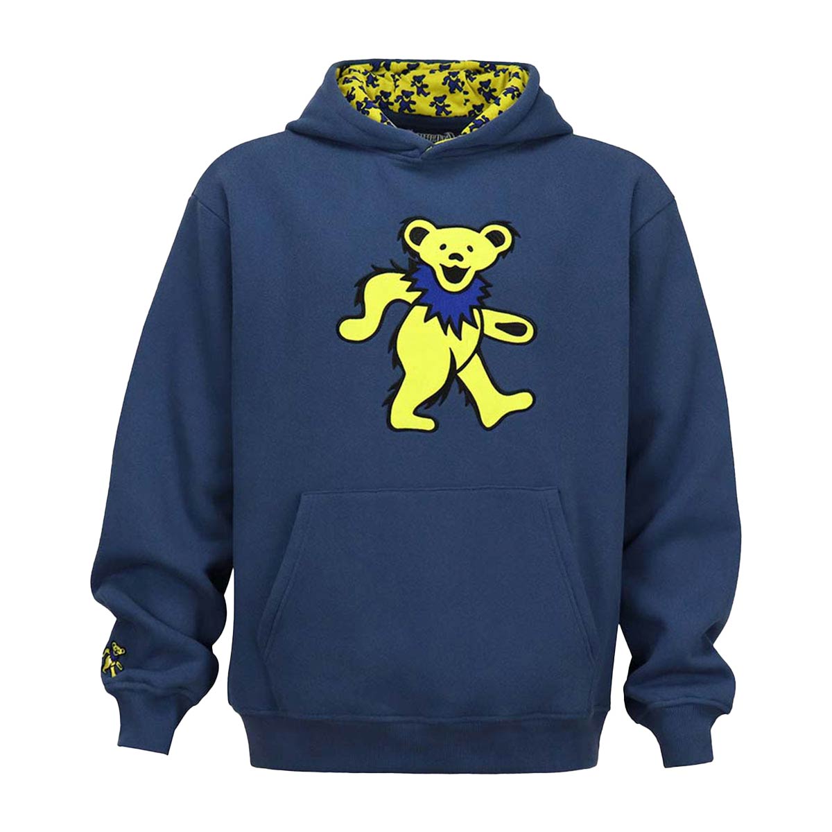 Grateful Dead Hoodie with Yellow Bear in Navy image number 11