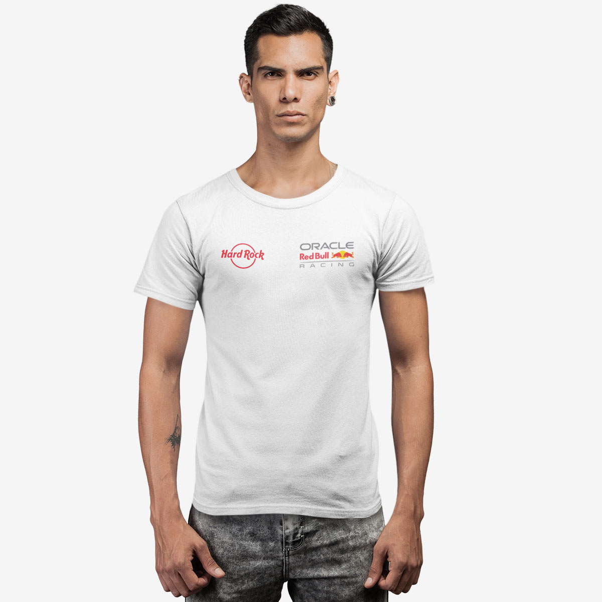 Red Bull F1 Racing Adult Fit Tee in White image number 3
