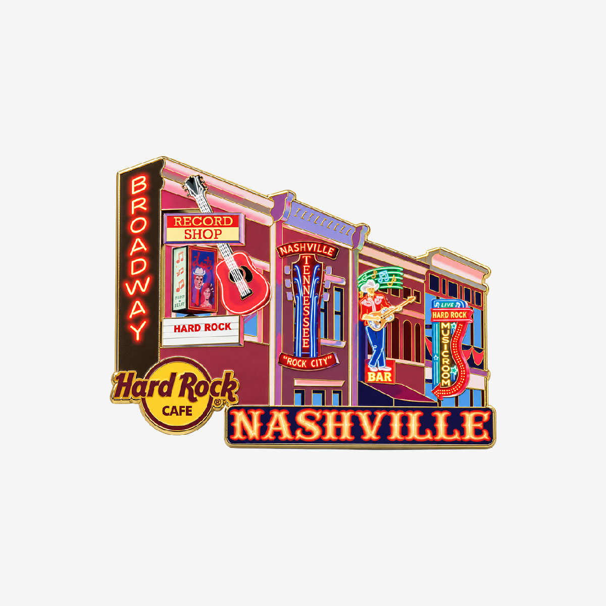 Collectible Nashville Broadway Pin image number 1