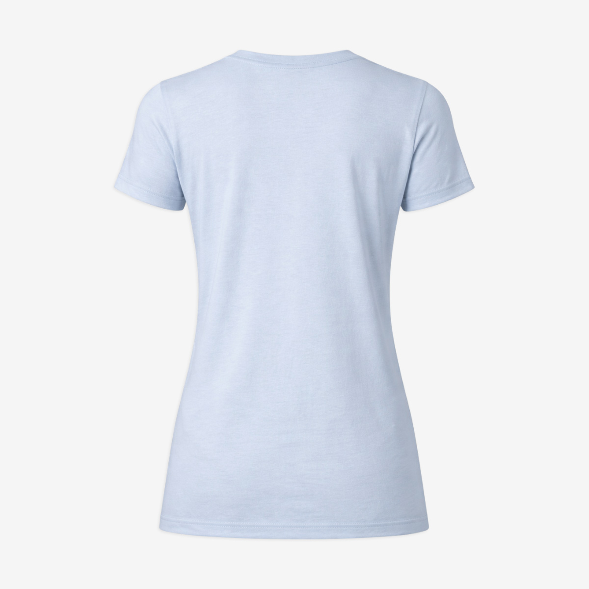 Ladies Fit 250th Anniversary Foil Tee in Light Blue image number 2