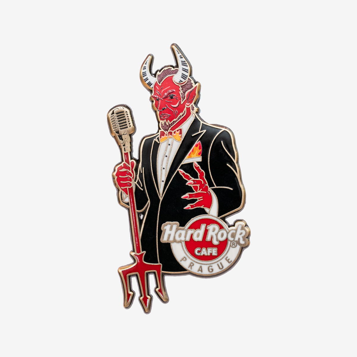 Limited Edition Prague Devil Singer Pin image number 1
