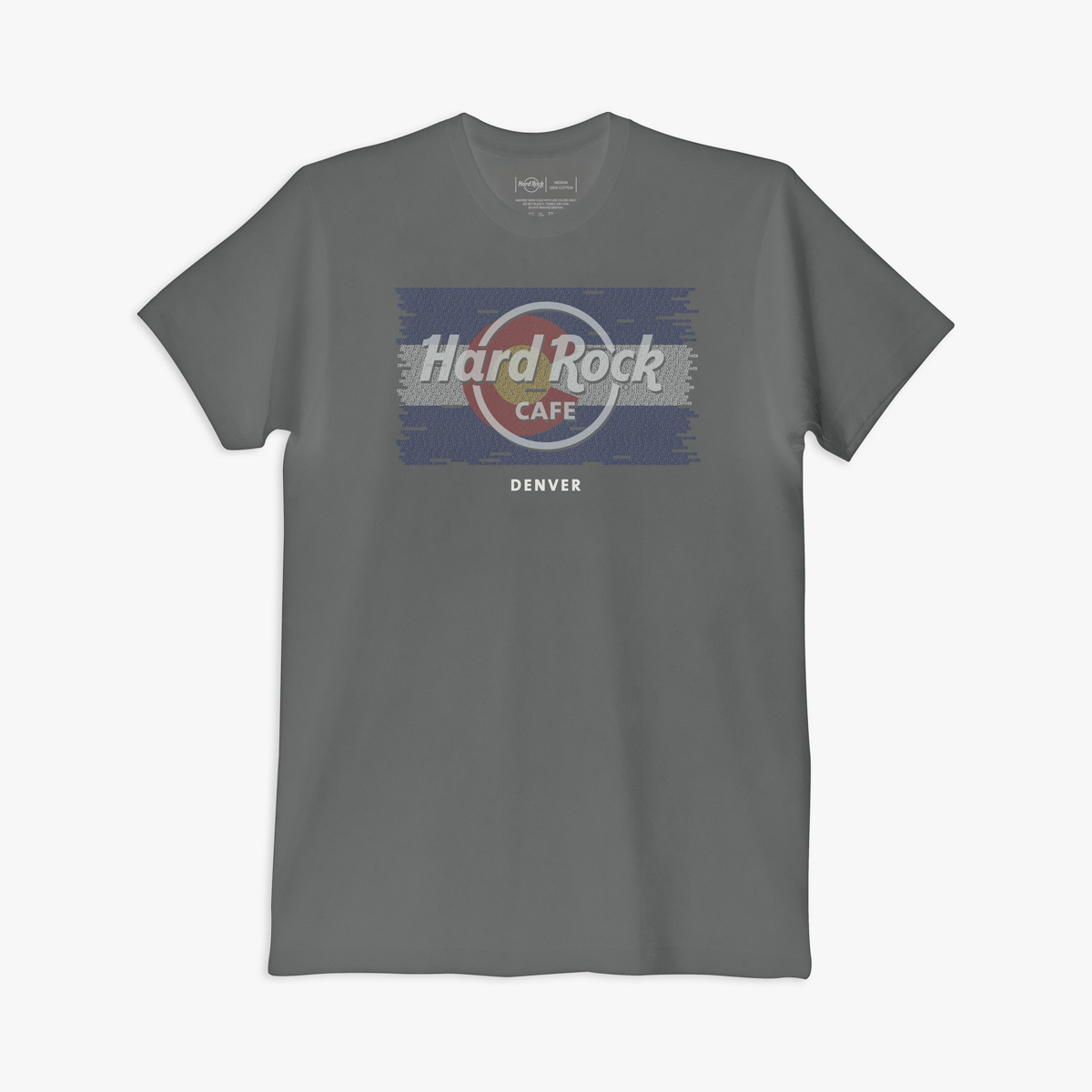 Repeat City Local Flag Tee In Charcoal Gray image number 1