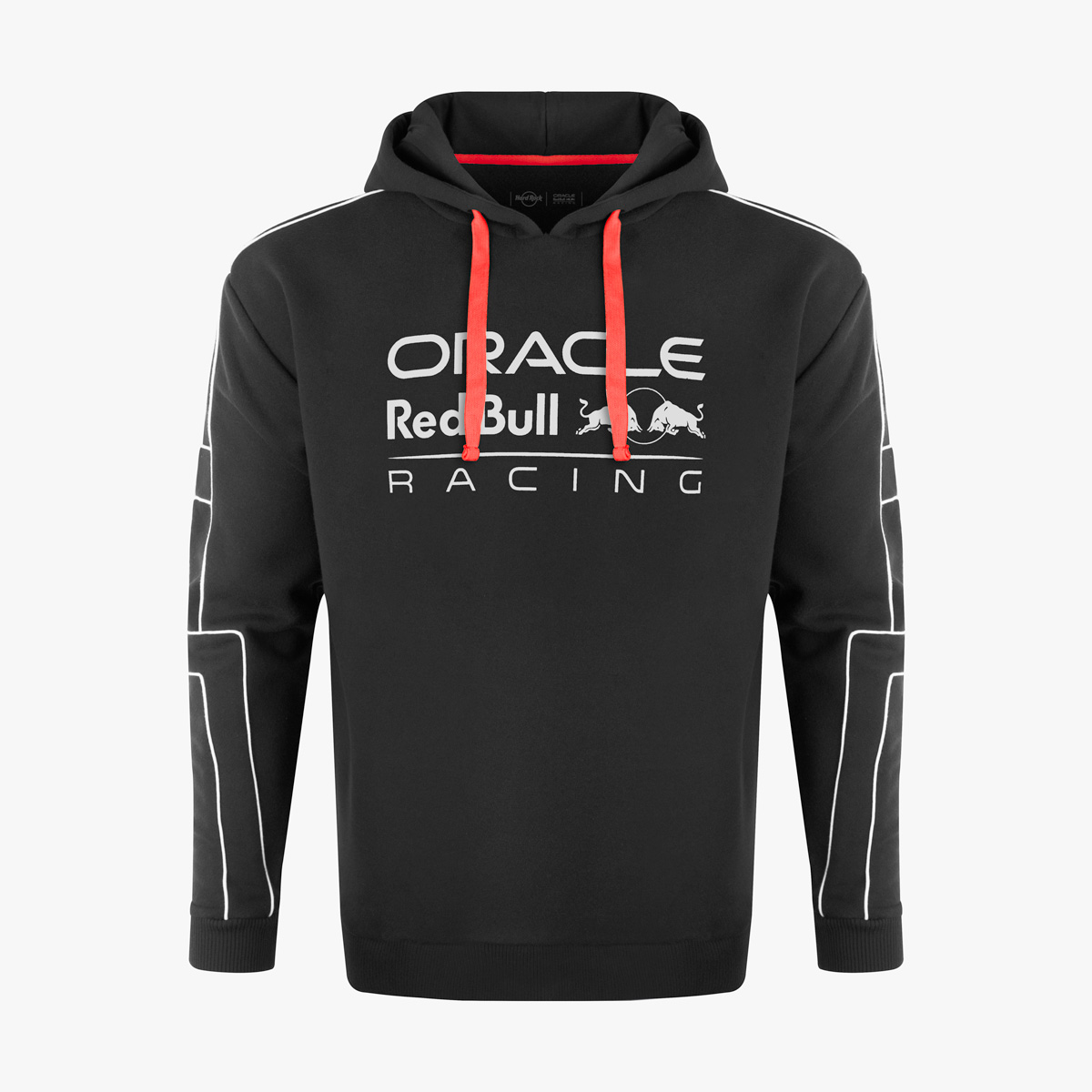 Oracle Red Bull Racing Piping Pullover Hoodie in Black image number 1