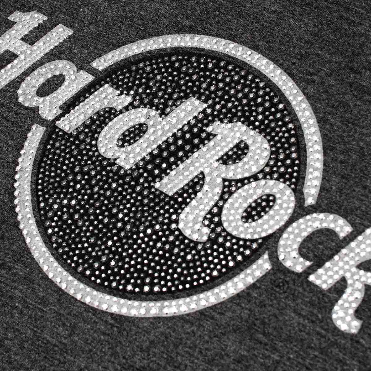 Hard Rock Rhinestones Logo Shortsleeve Crewneck T-Shirt image number 2
