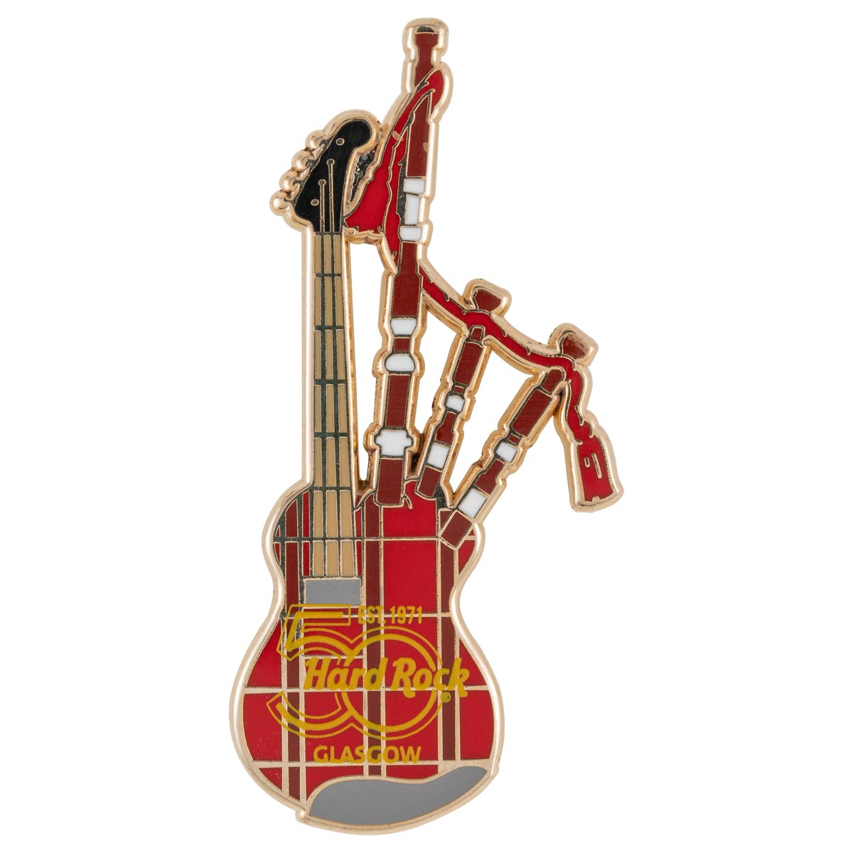50th Anniversary Core Glasgow Bagpipe Pin image number 1