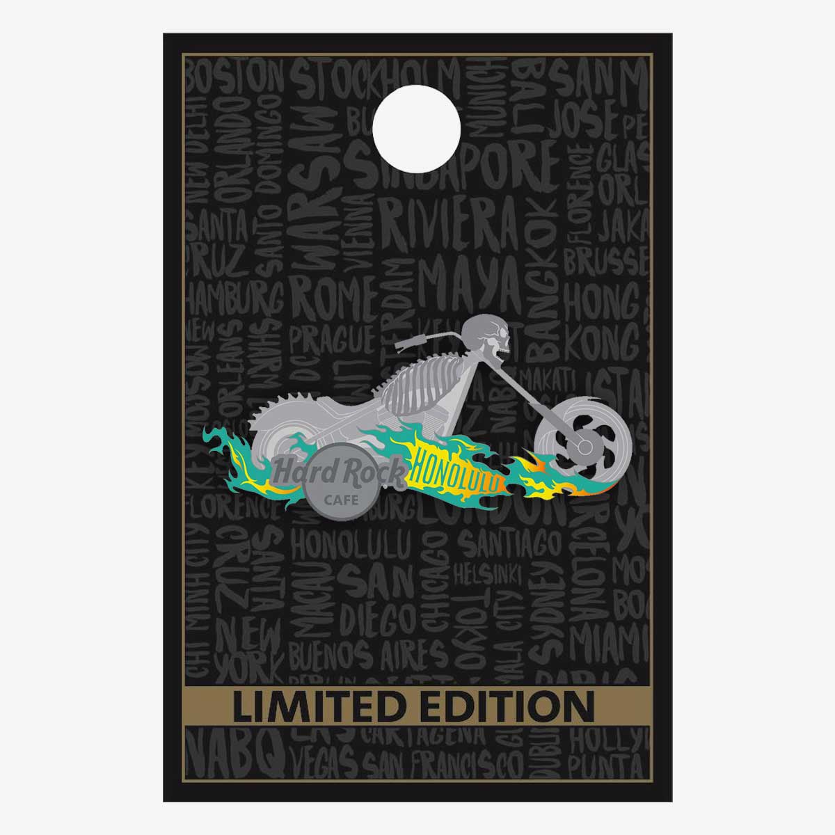 Limited Edition 3D Chopper Bike Pin Series image number 2