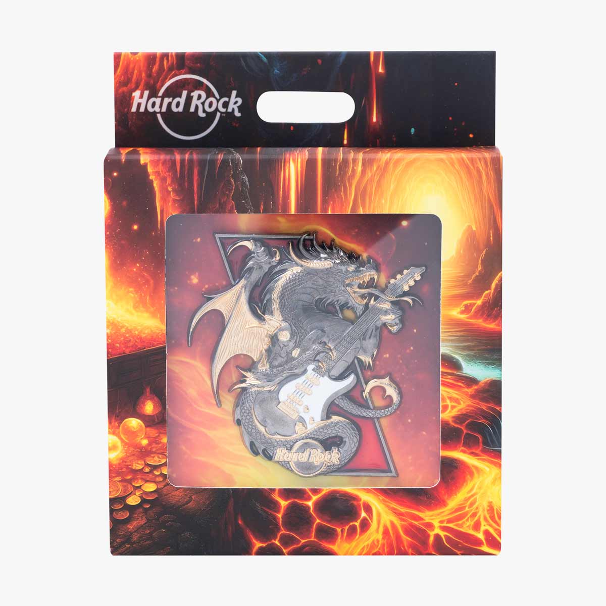 Online Exclusive Two Toned Boxed 3D Dragon Pin image number 2