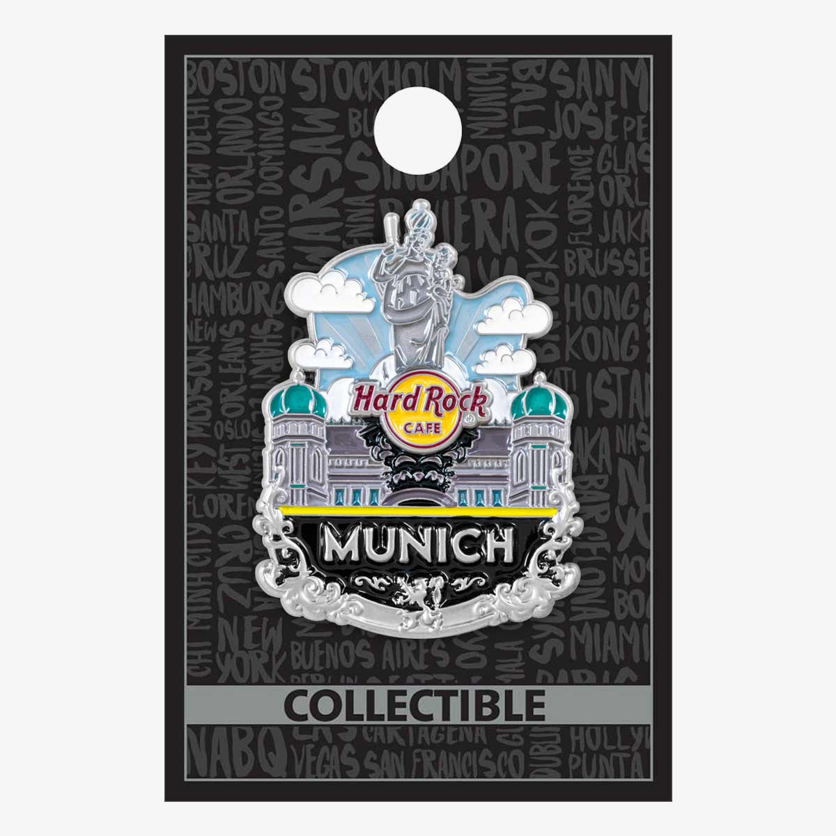 Collectible 3D Core City Guitar Pin image number 2