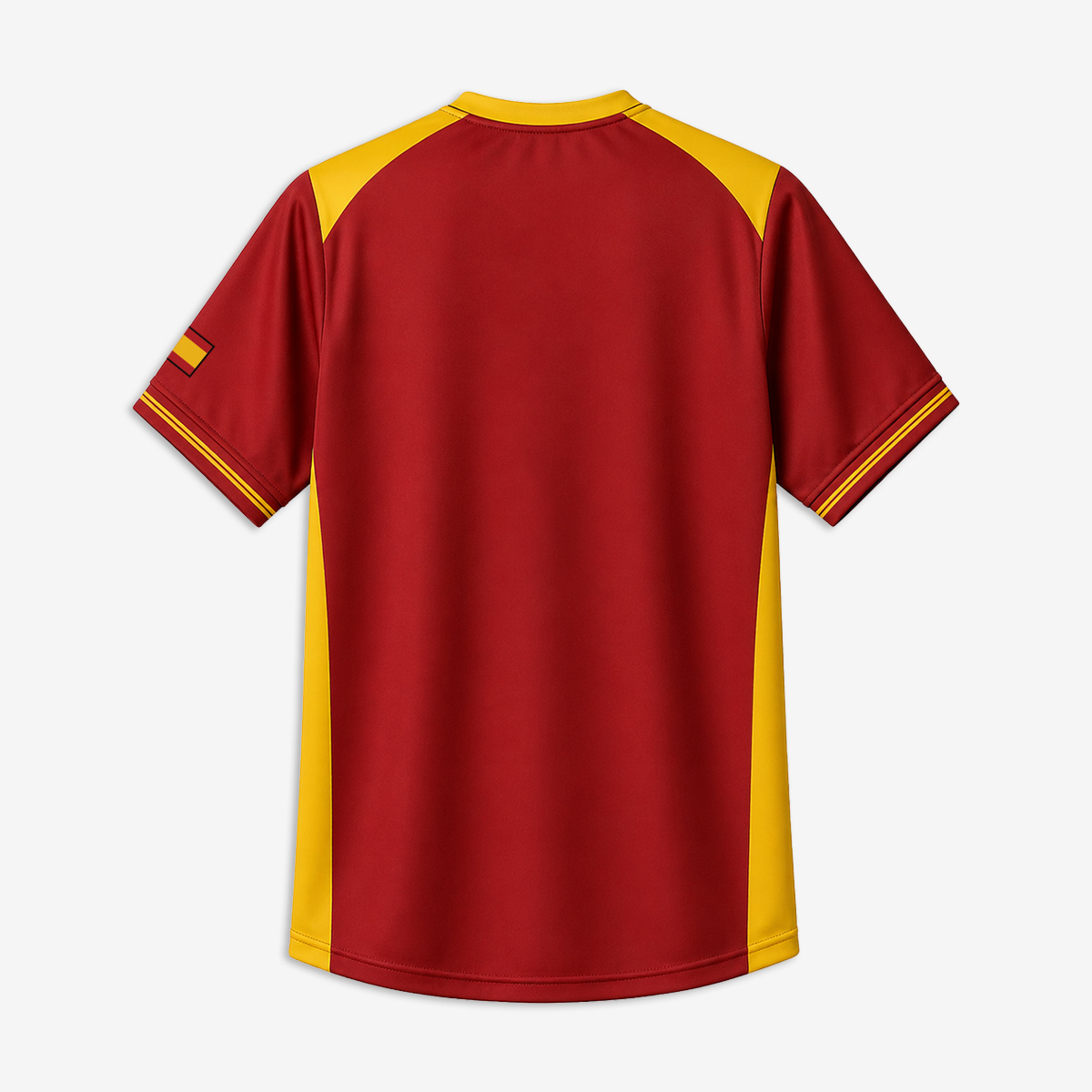 Spain Soccer V-Neck Tee in Red image number 3