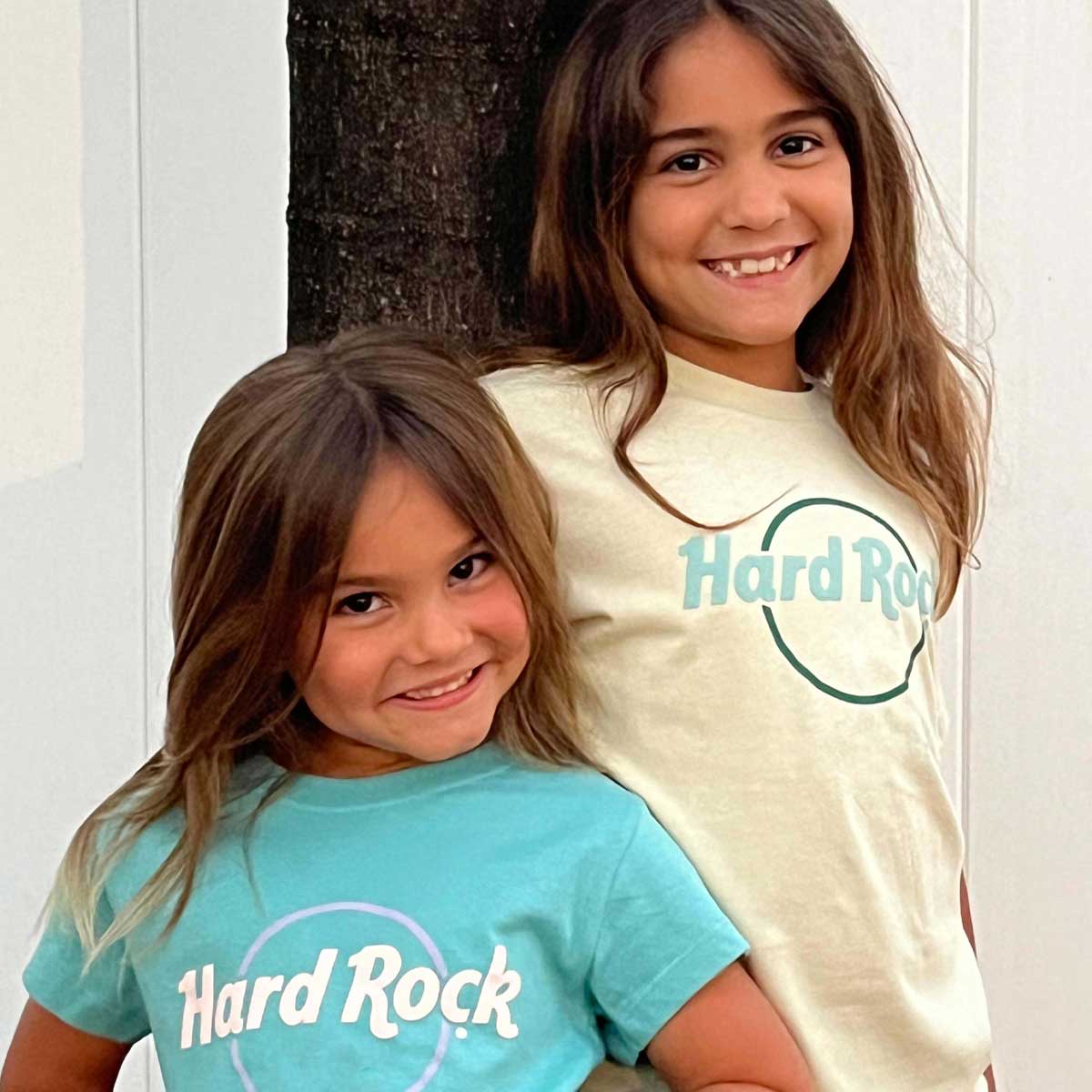 Hard Rock Youth Fit Pop of Color Tee in Natural Beige image number 2