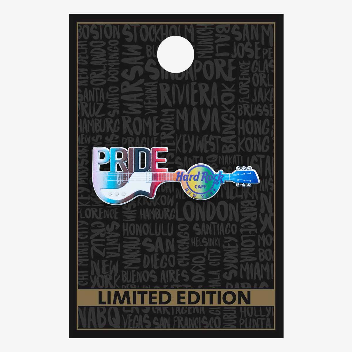 Limited Edition New York City Pride Guitar Pin image number 2