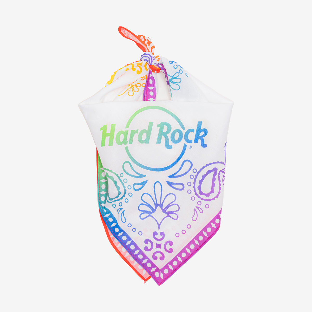 Pride Rainbow Bandana with Logo image number 1