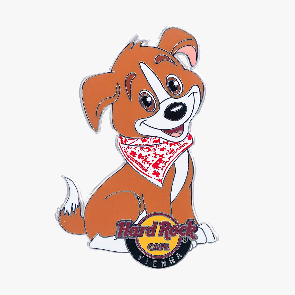 Limited Edition Puppy Bandana Pin image number 1