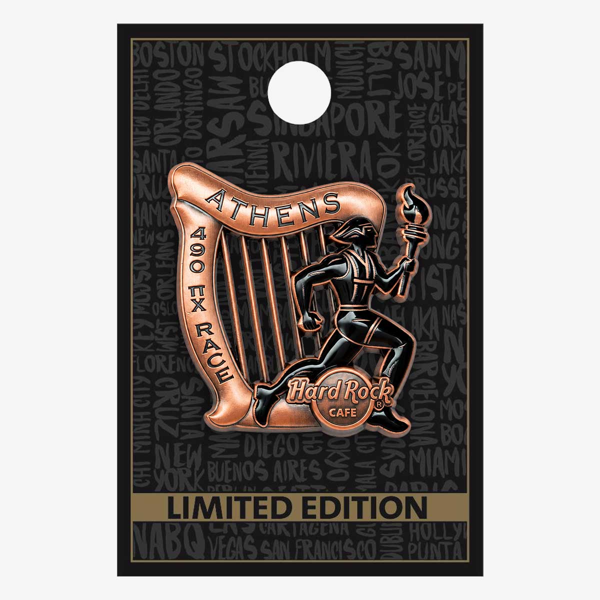 Limited Edition Athens Race Pin image number 2