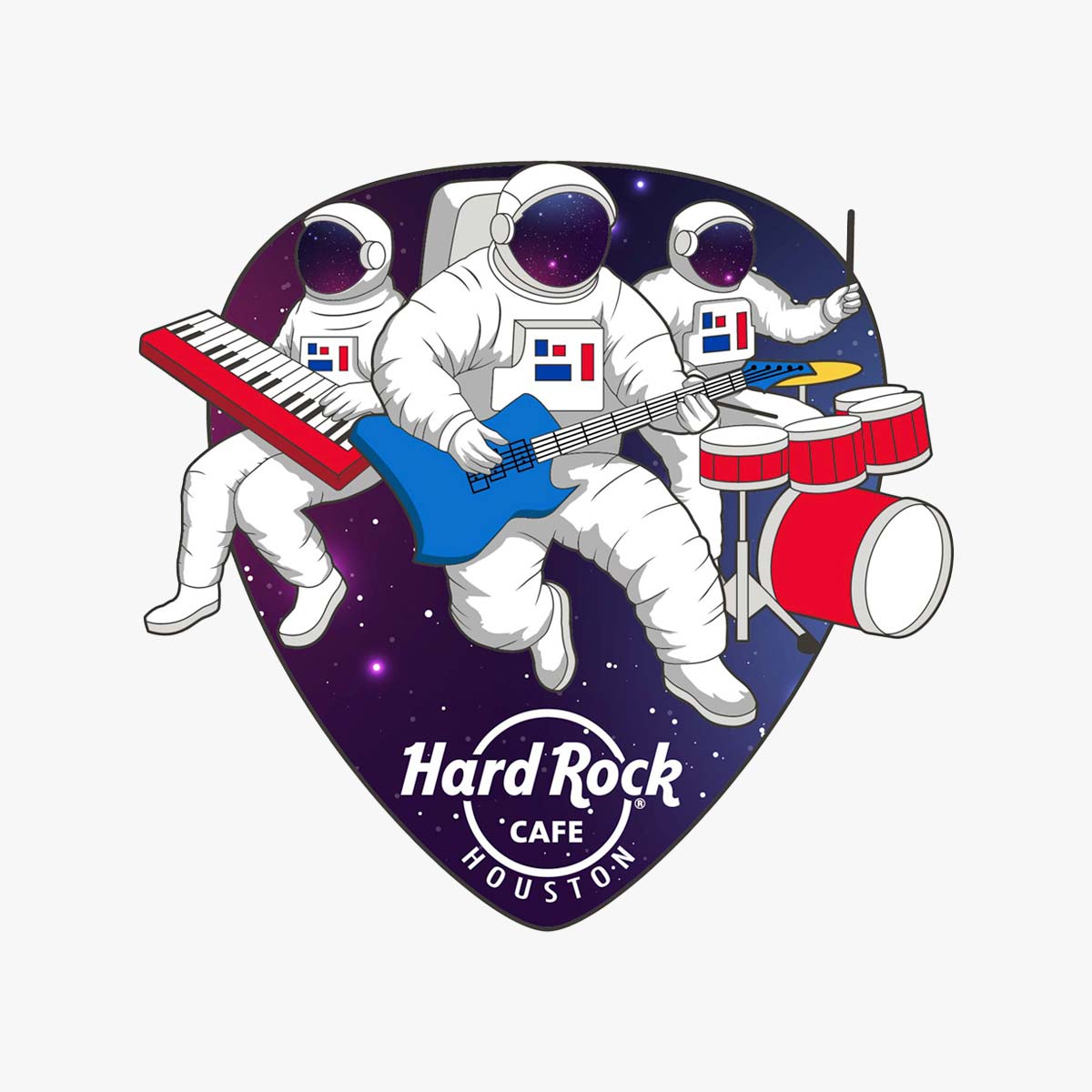 Online Exclusive Houston Astronaut Band Pin image number 1