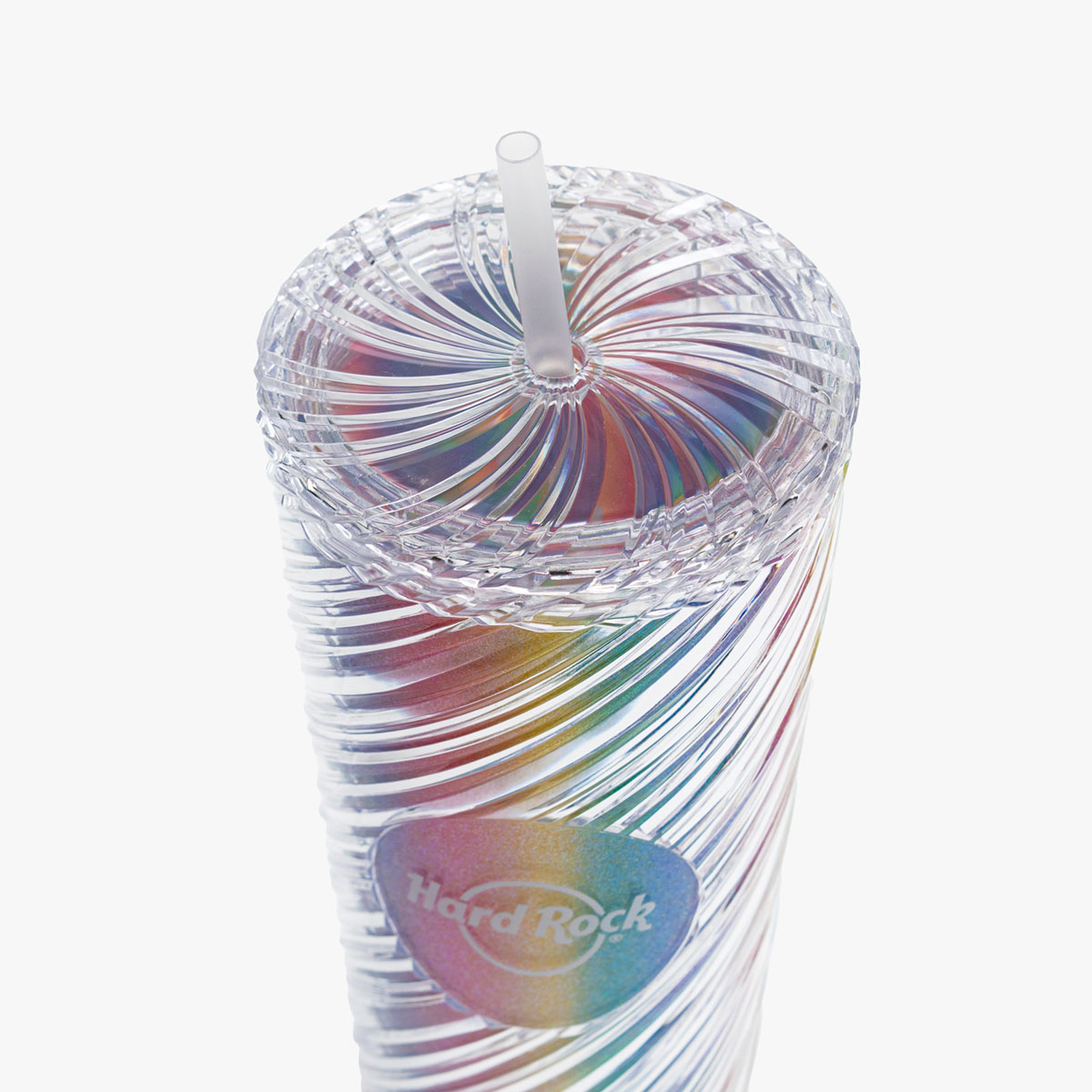 24 oz Rainbow Pride Swirl Tumbler image number 4