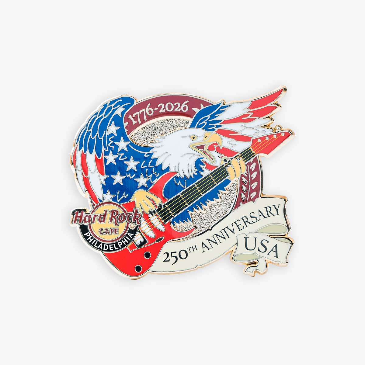 America 250th Anniversary Flying Eagle Magnet image number 1
