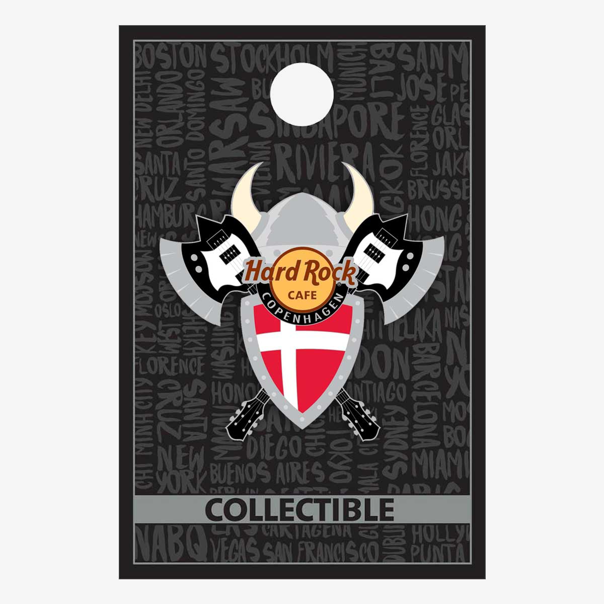 Copenhagen Axe and Shield Pin image number 2