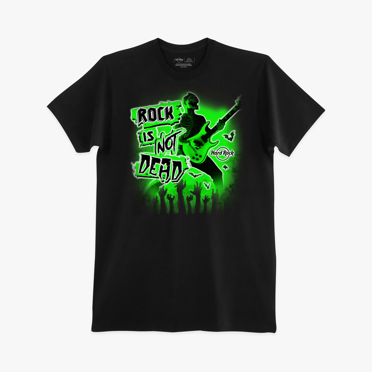 Halloween Rock Is Not Dead Tee image number 1