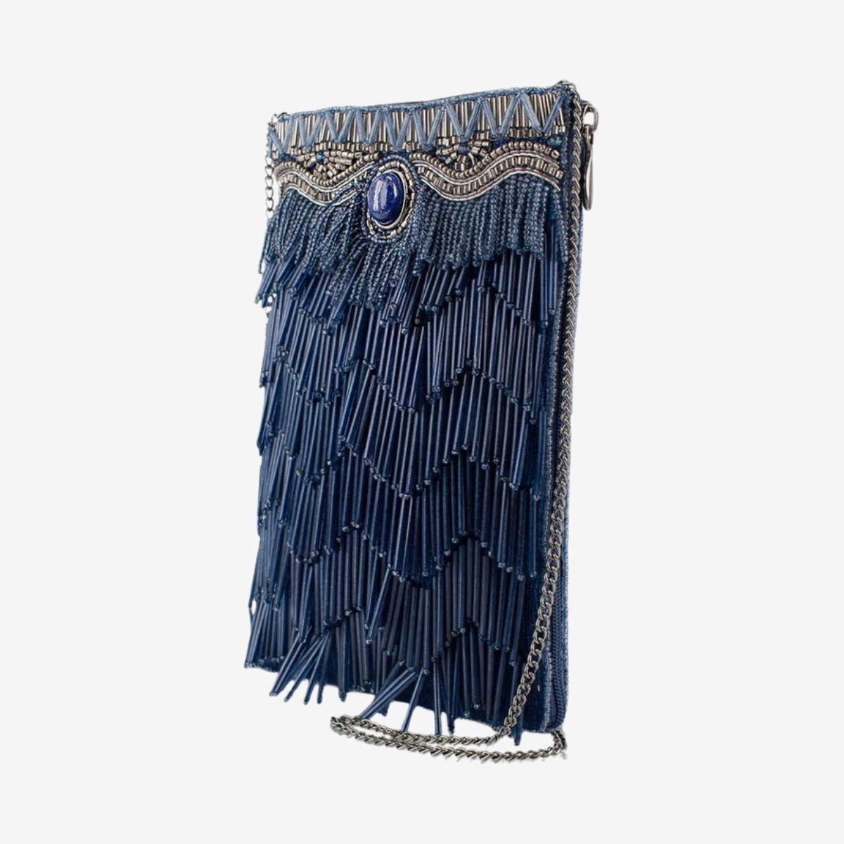 Mary Francis True Blue Crossbody Phone Bag image number 3